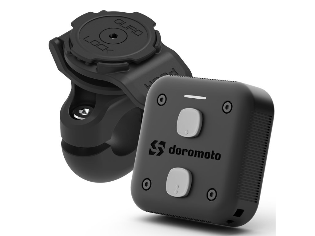 Doromoto remote mounted on a navigation bracket